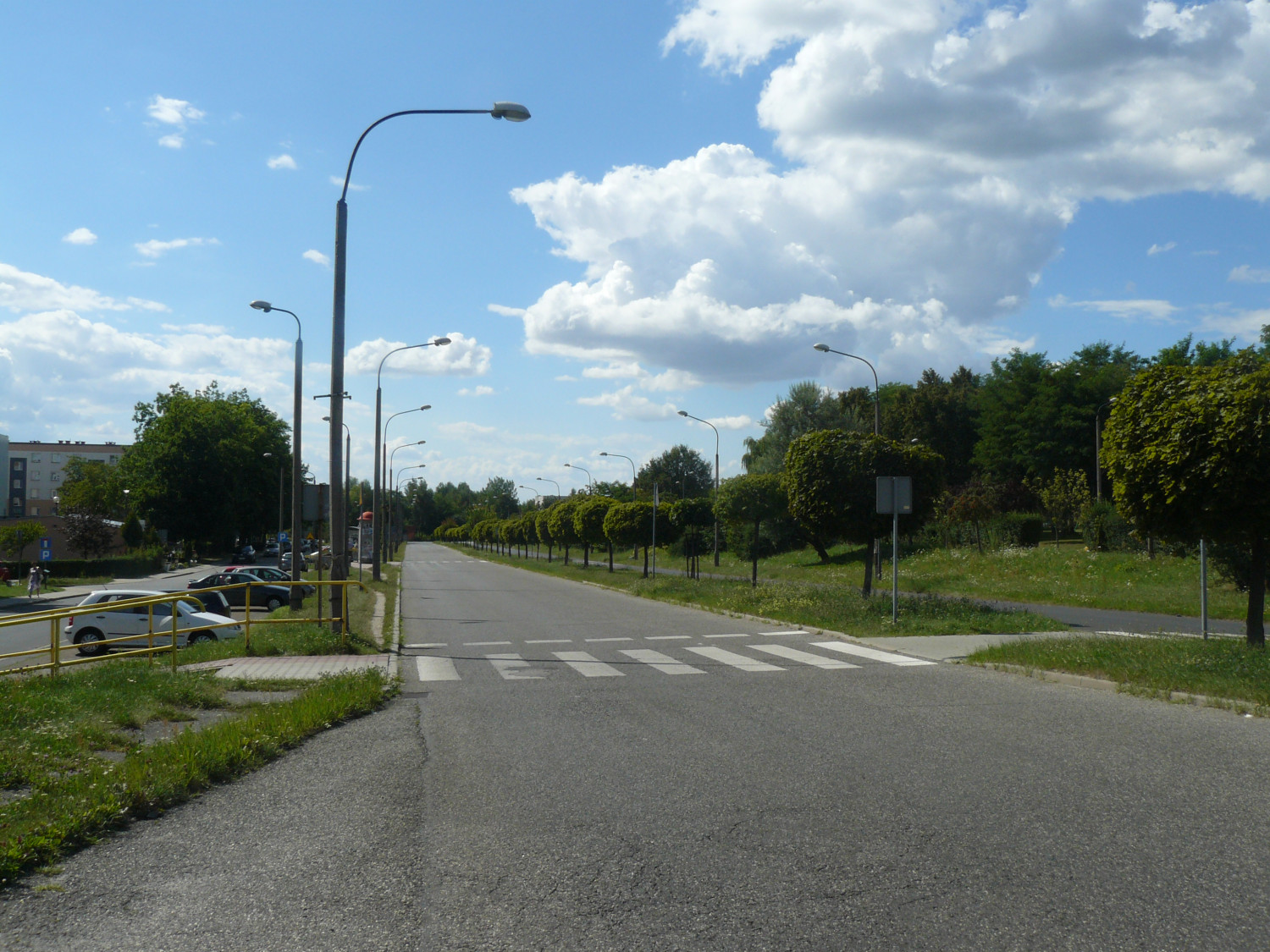 Drogi pieszo-rowerowe powstaną także w starych Tarnowicach, m.in. przy al. Jana Pawła II. Fot. Agnieszka Reczkin
